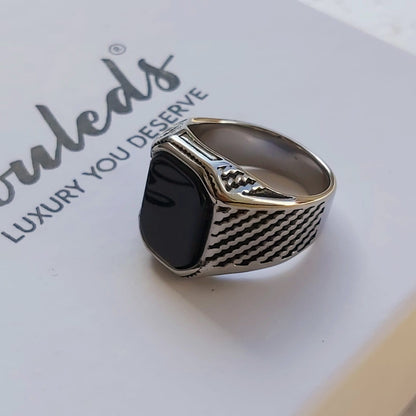 Silver Royal Medusa Ring BJR002