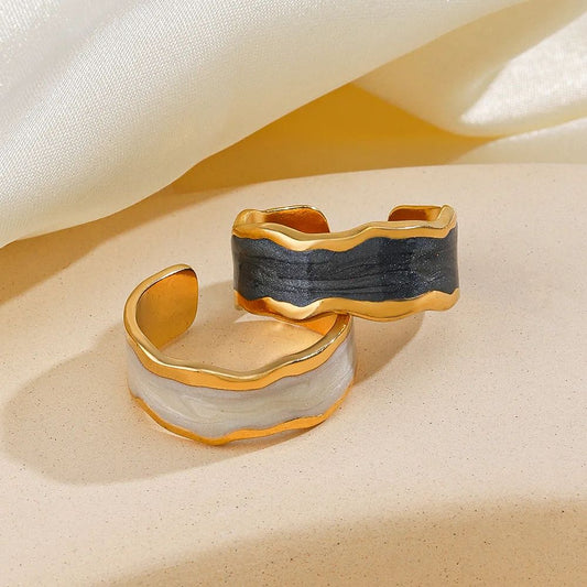 Retro Glaxe Glossy  Ring