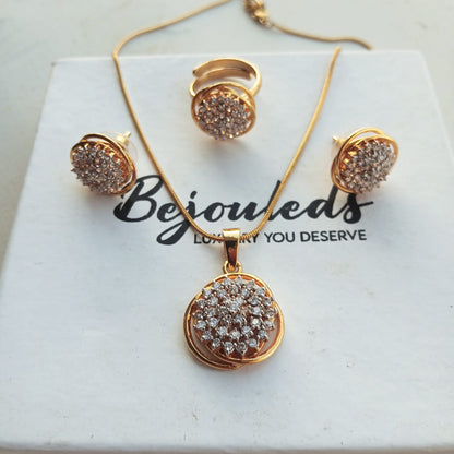 Diamond Style  pendant set