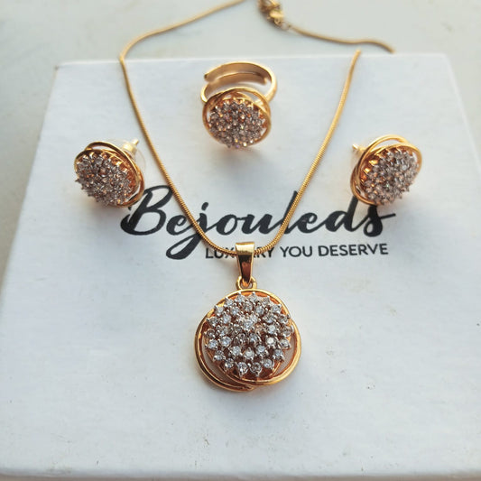 Diamond Style  pendant set