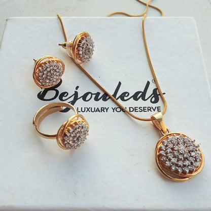 Diamond Style  pendant set