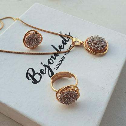 Diamond Style  pendant set