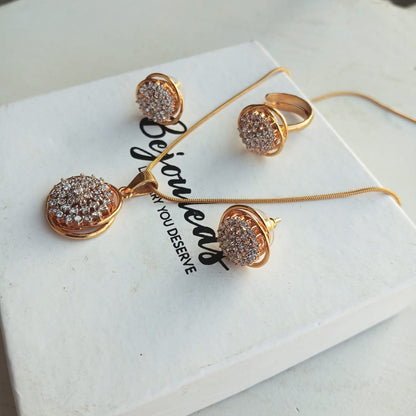 Diamond Style  pendant set