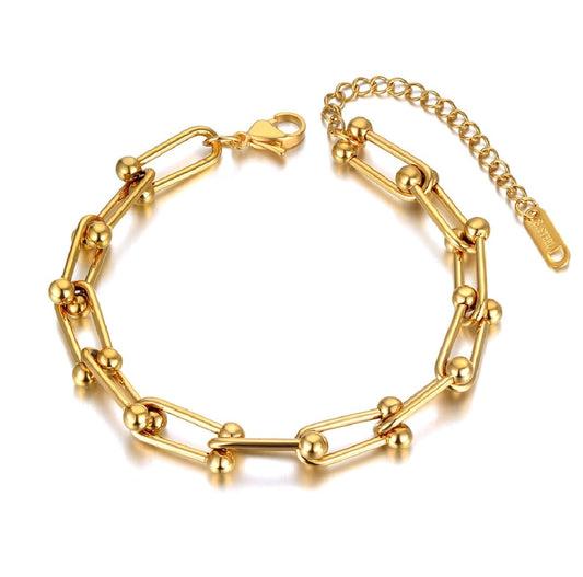 Trending Fashion  Torn Knotted Chain Bracelet