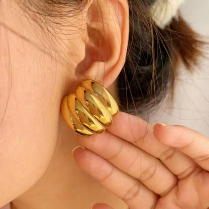 Monet Flower Earring