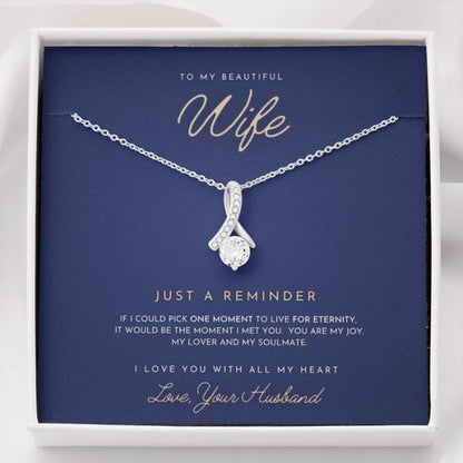BEAUTIFUL WIFE | FUTURE WIFE | YOUR LOVE | ALLURING 925 SILVER NECKLACE