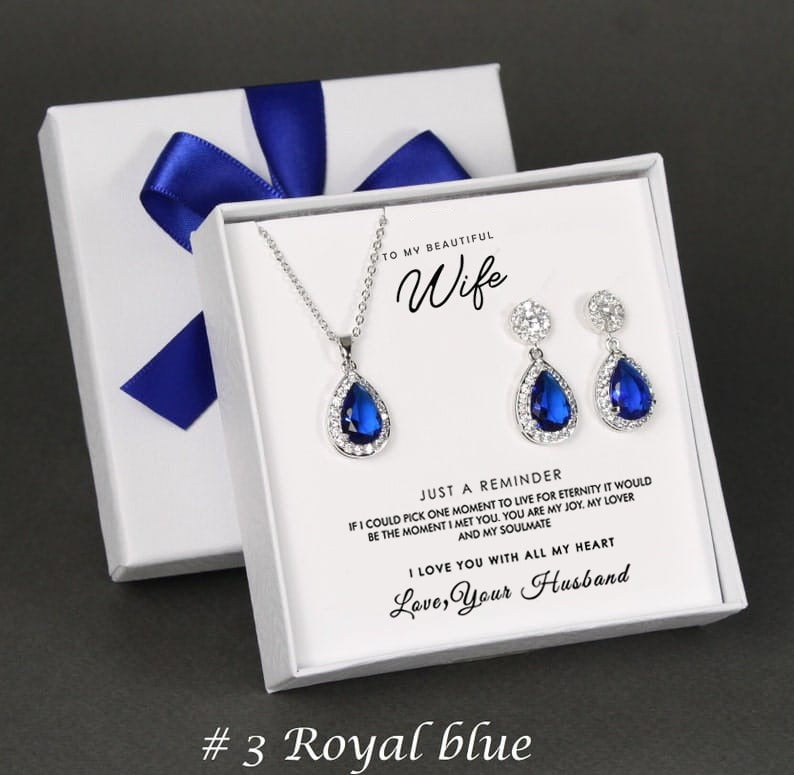 WIFE GIFT BOX | ZIRCONIUM PENDANT SET