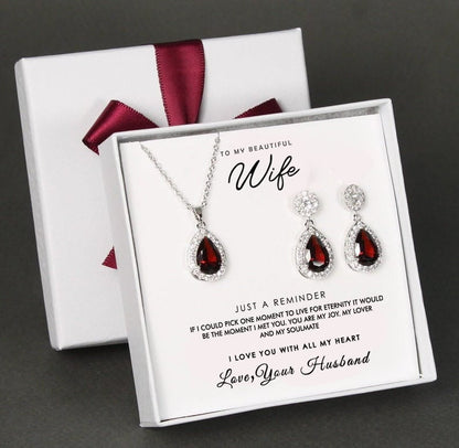 WIFE GIFT BOX | ZIRCONIUM PENDANT SET