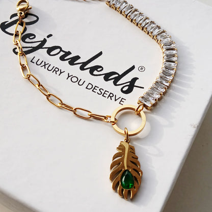 Classic feather bracelet